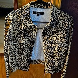 Cheetah Button Up Jacket